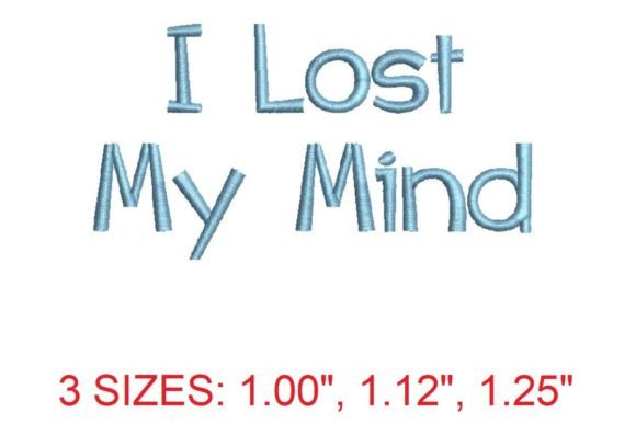 I Lost My Mind Font