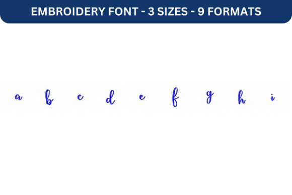 Lettres Douces Font Lower a to I