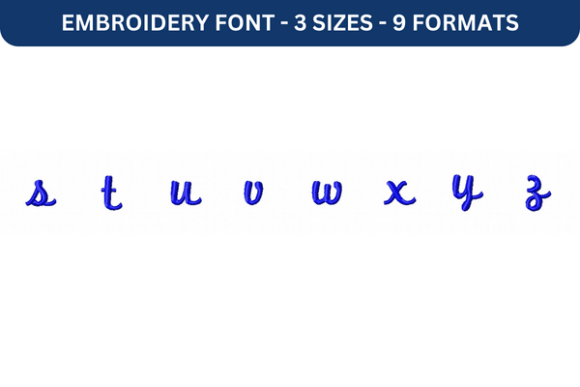 Marketing Script Font Lower S to Z