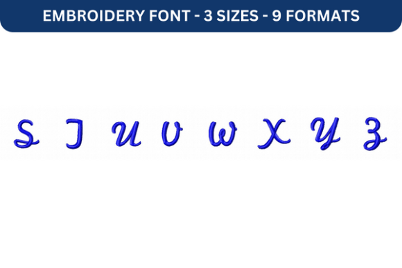 Marketing Script Font Upper S to Z
