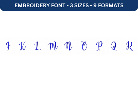 Melany Script Font Upper J to R