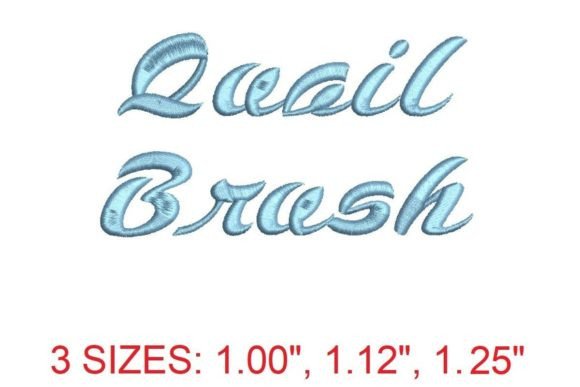 Quail Brush Font: A Designer’s Real-World Embroidery Review