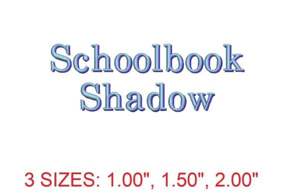 Schoolbook Shadow Font