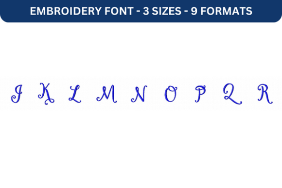 Secret Garden Font Upper J to R