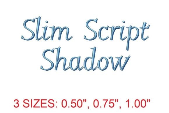 Slim Script Shadow Font