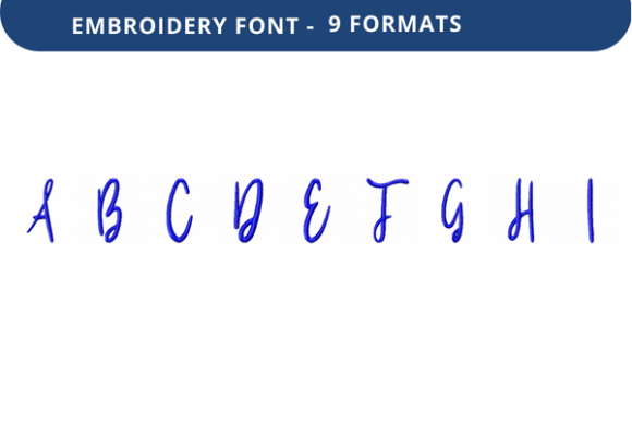Under Secretary Font a to I Embroidery Review