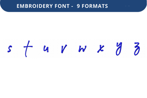Victorina Font Lowercase S to Z: An Embroidery Designer’s Honest Review